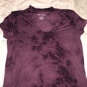 tie dye soft and sexy choker tee